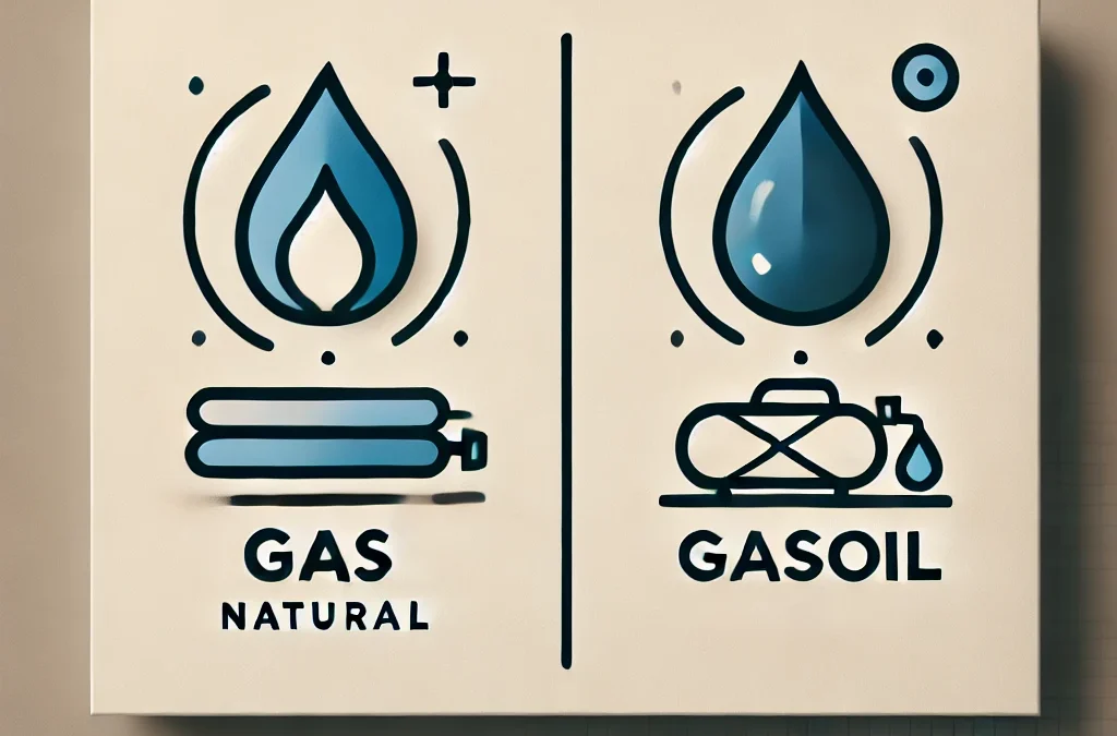¿Qué es mejor el gas natural o gasoil? Precios y cambios